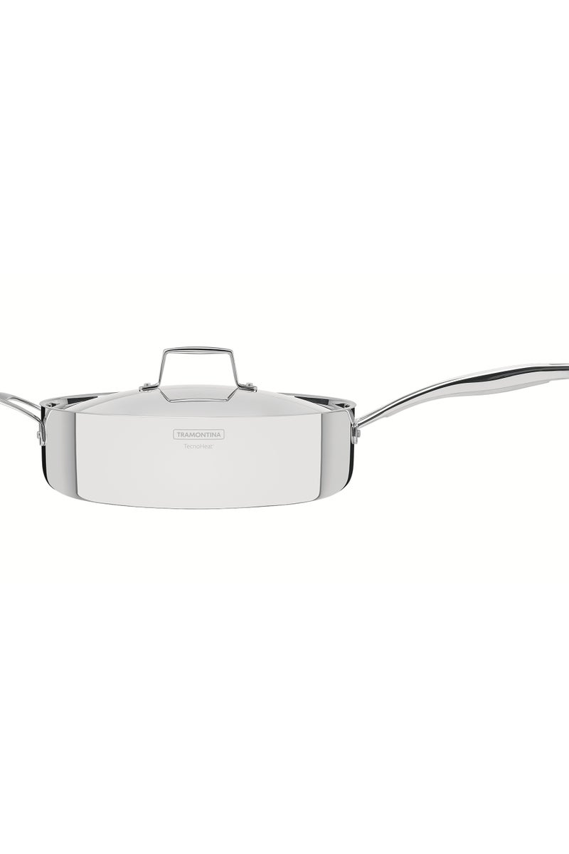 TRAMONTINA Tramontina 🇧🇷 30CM Grano Sauté Pan with Lid – Tri-Ply Stainless Steel | 5.6L Capacity | Induction & Oven Safe | Since 1911 – Model 62140300  - Image 1