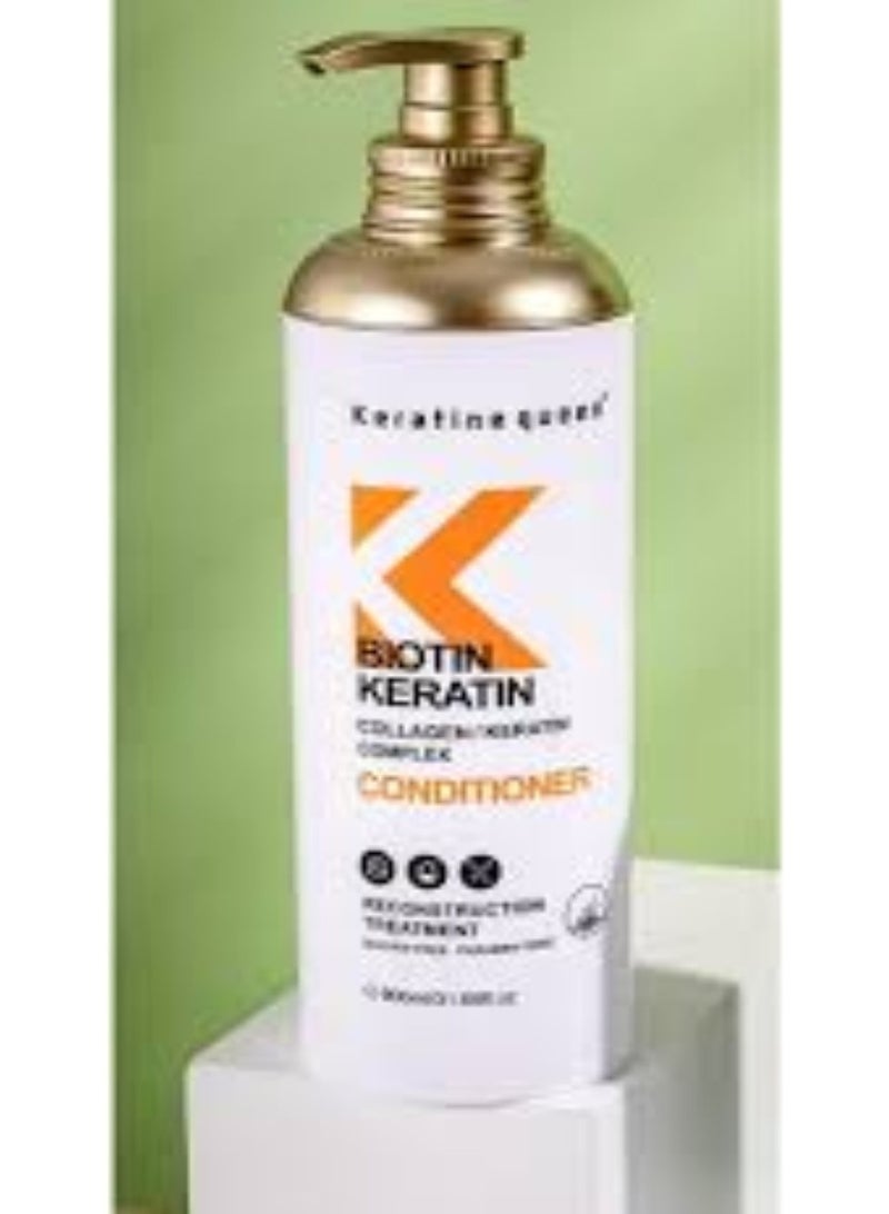 Hair Rebuilding Treatment Conditioner containing Biotin, Keratin and Collagen. 900 ml.