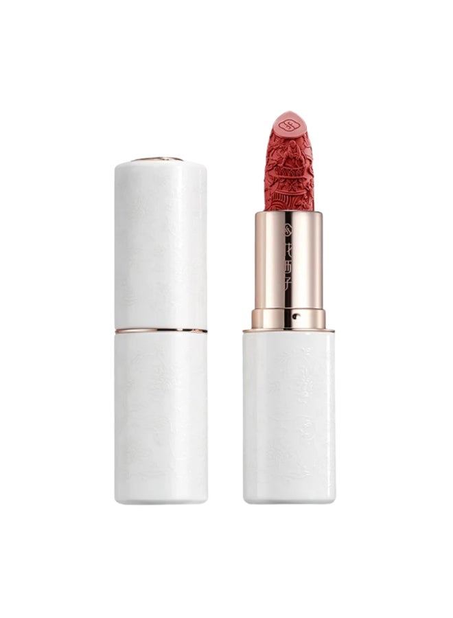 Florasis Blooming Rouge Porcelain Lipstick | M136 Maple Red | 3.5 grams - Image 1