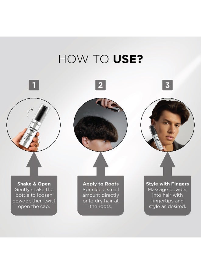 ثيك فايبر بودرة تصفيف الشعر ثيك فايبر – بدون تشابك، غير لاصقة، بدون أي بقايا بيضاء – بودرة أساسها الطين لتعزيز الكثافة وإبراز الملمس – لمسة نهائية مطفية للنساء والرجال – تثبيت متوسط – 26 غرام - Image 2