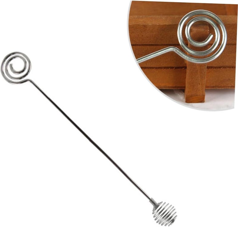 DECHOUS 2pcs Stainless Steel Drink Mixer Stirring Stick Long Handle Stirrer for Wisk - Image 5