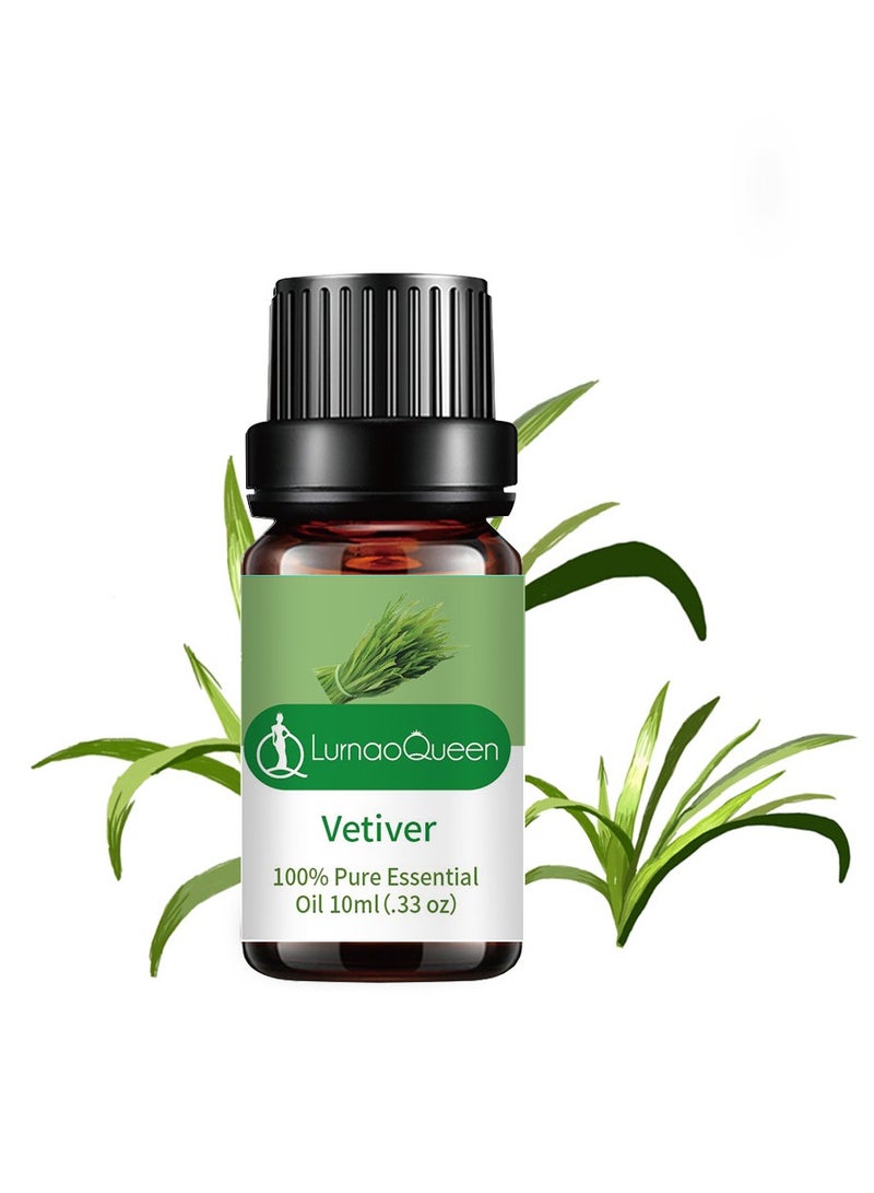 LurnaoQueen Pure Vetiver Essential Oil 10 ML  - Image 1