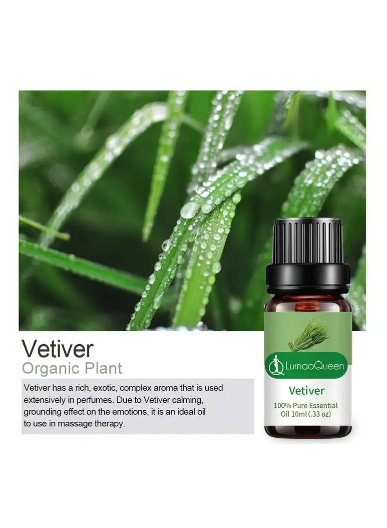 LurnaoQueen Pure Vetiver Essential Oil 10 ML  - Image 3