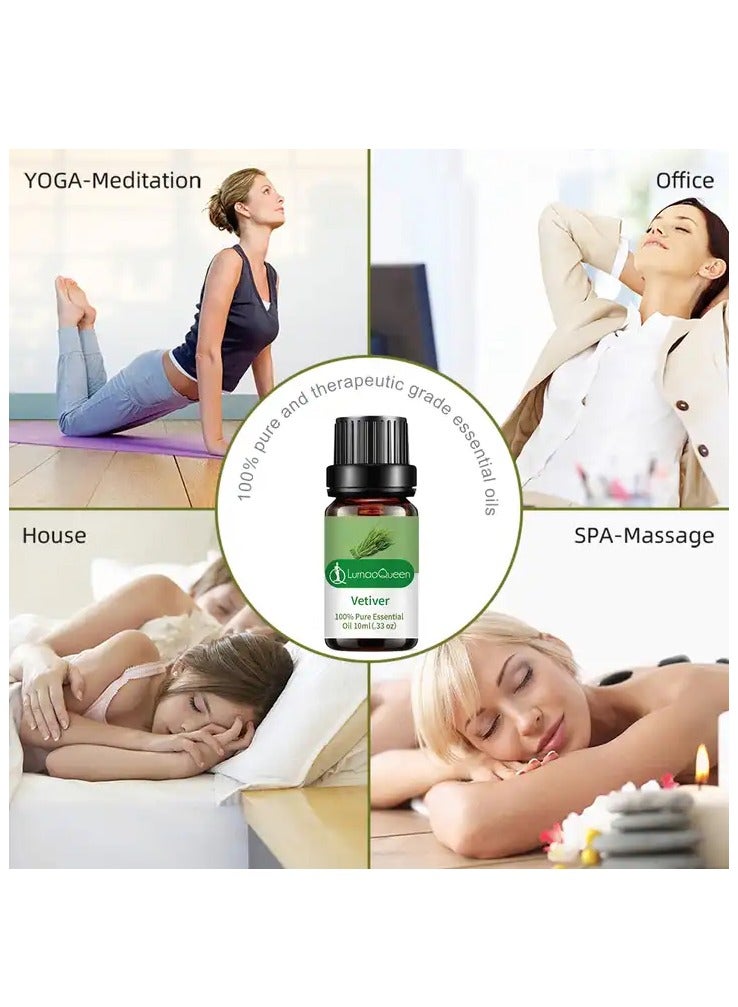 LurnaoQueen Pure Vetiver Essential Oil 10 ML  - Image 4