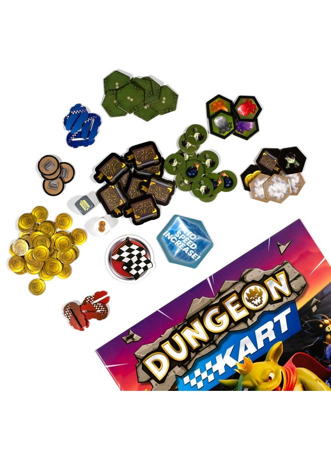 Brotherwise Games Dungeon Kart, Fast-Paced Racing Adventure, Strategic Racing, Family-Friendly Fun, Board Game, for 2 to 8 Players and Ages 10+ - Image 3