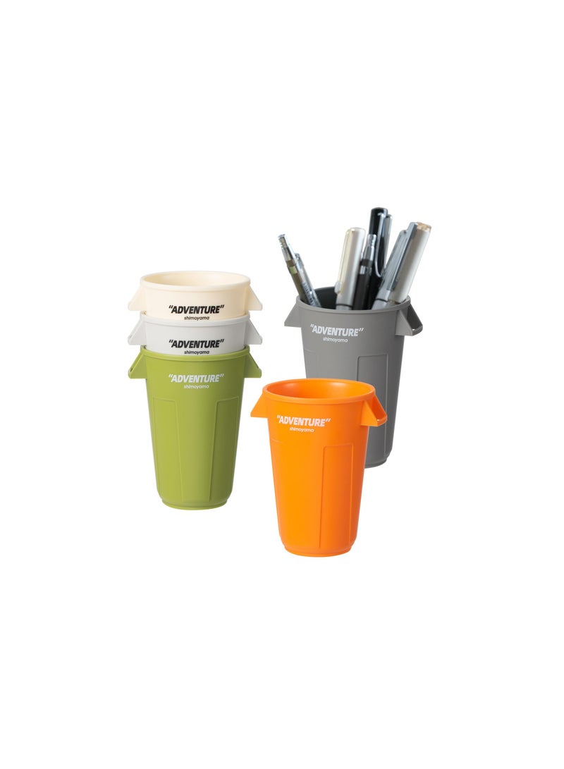 SYOSI Pen Holder for Desk Cute, Plastic Desktop Pencil Holder Cup, Small Desk Supply Organizer Stationery Storage Caddy for Office School Home Multifunctional for Desk Marker Organizer ( 5 Pack) - Image 1