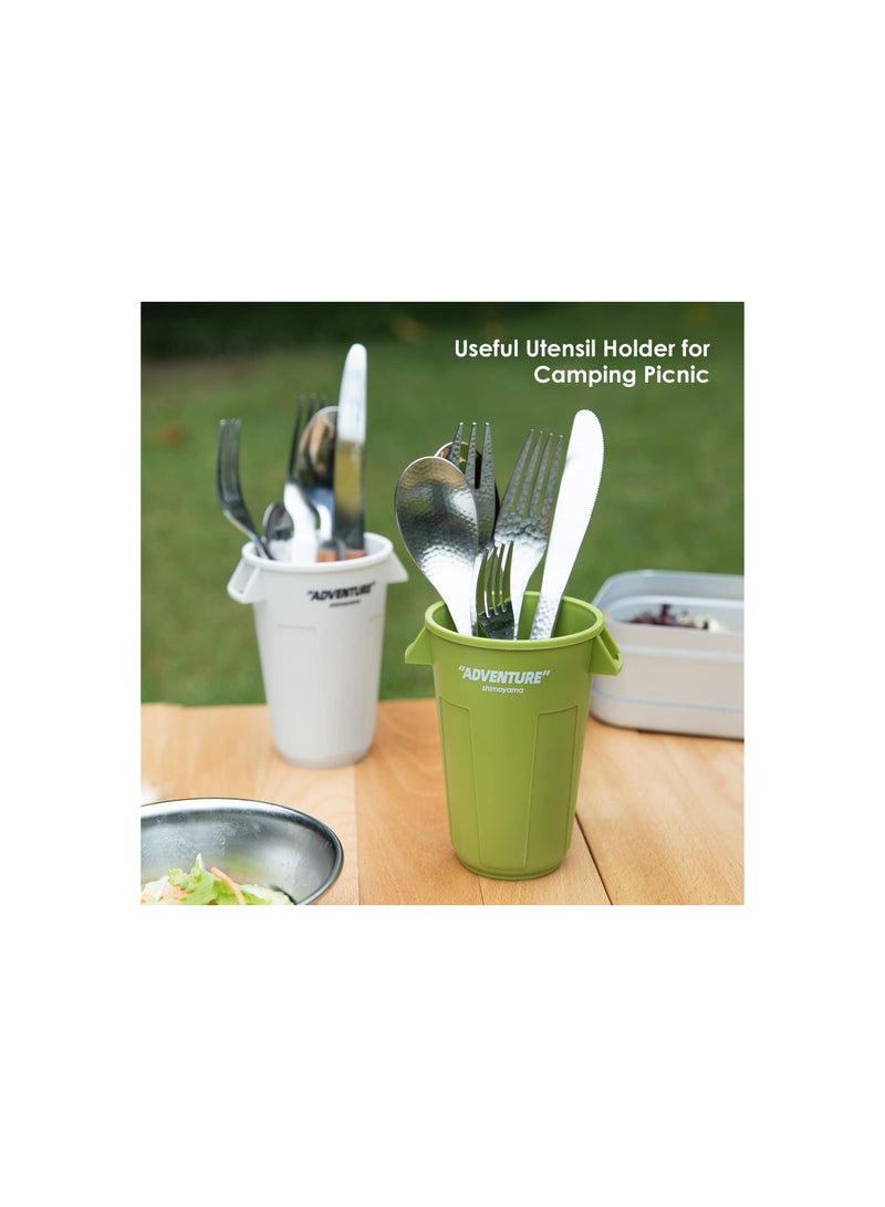 SYOSI Pen Holder for Desk Cute, Plastic Desktop Pencil Holder Cup, Small Desk Supply Organizer Stationery Storage Caddy for Office School Home Multifunctional for Desk Marker Organizer ( 5 Pack) - Image 5