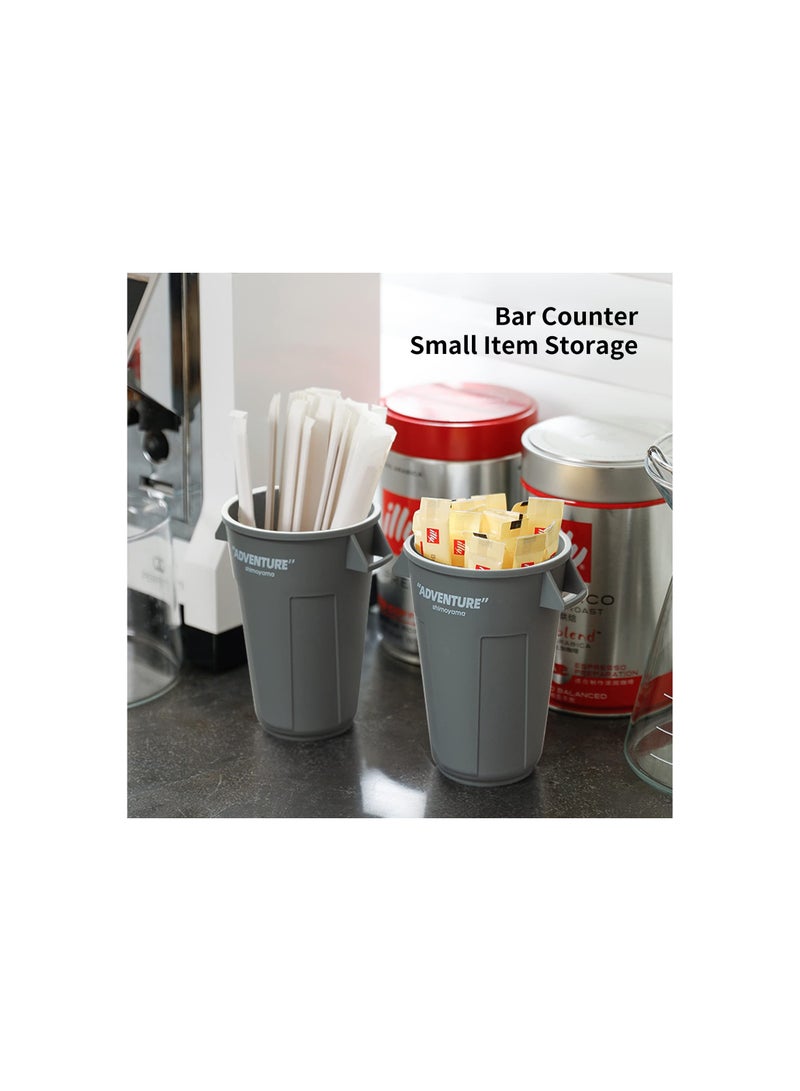 SYOSI Pen Holder for Desk Cute, Plastic Desktop Pencil Holder Cup, Small Desk Supply Organizer Stationery Storage Caddy for Office School Home Multifunctional for Desk Marker Organizer ( 5 Pack) - Image 2