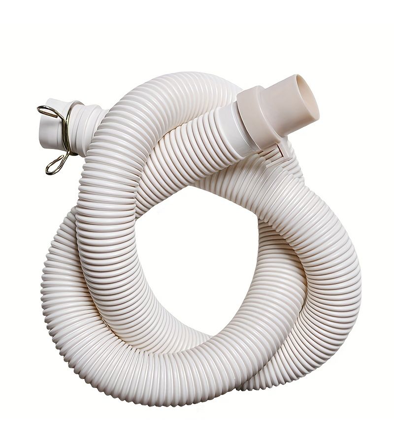 Universal Drainage Hose With Clamp And Hook 3m 118.11in Easy To Install Extend And Retract For Washing Machine Kitchen Sink Washbasin Bathroom - Image 3