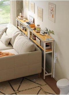 LEDIN Modern Narrow Console Table Behind Sofa  - Image 2