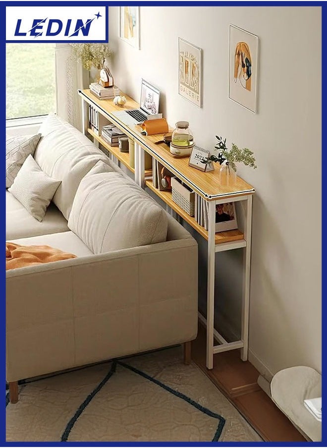 LEDIN - Modern Narrow Console Table Behind Sofa - Image 1