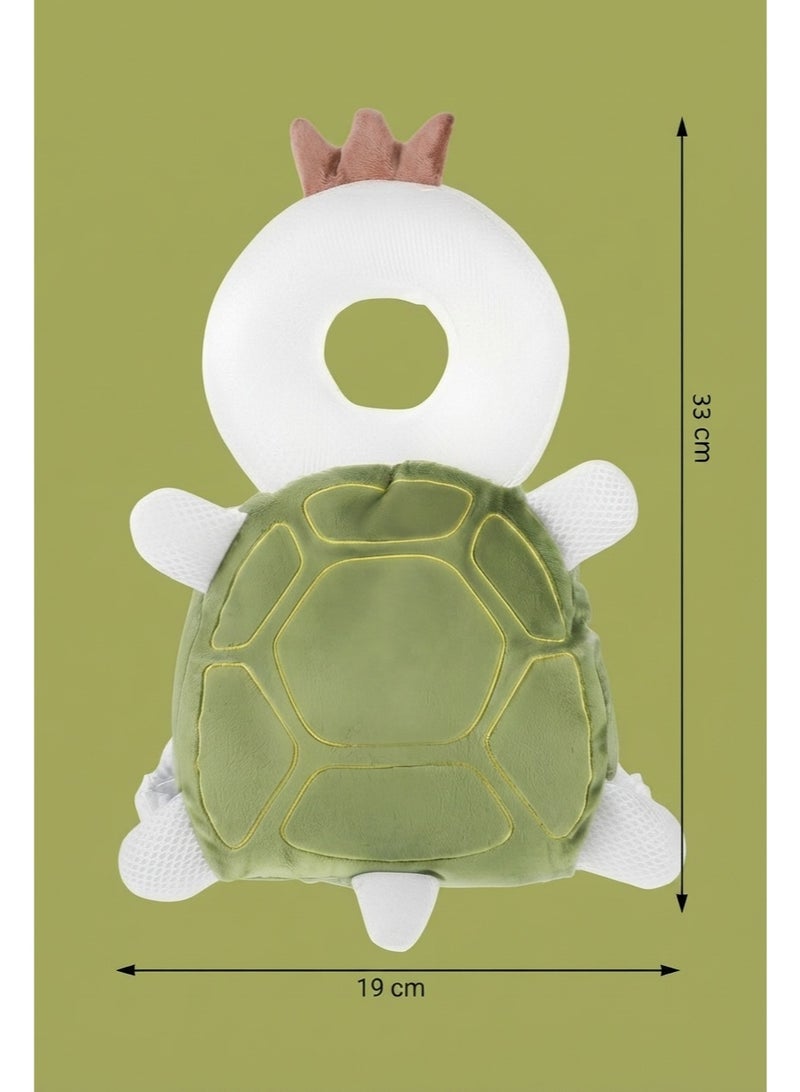 BLOOMING TIME Cute Turtle Baby Walking Headguard Pillow, Anti-Fall Breathable Head Protection Pad, Baby Safety Products, Crawling Aid - Image 5