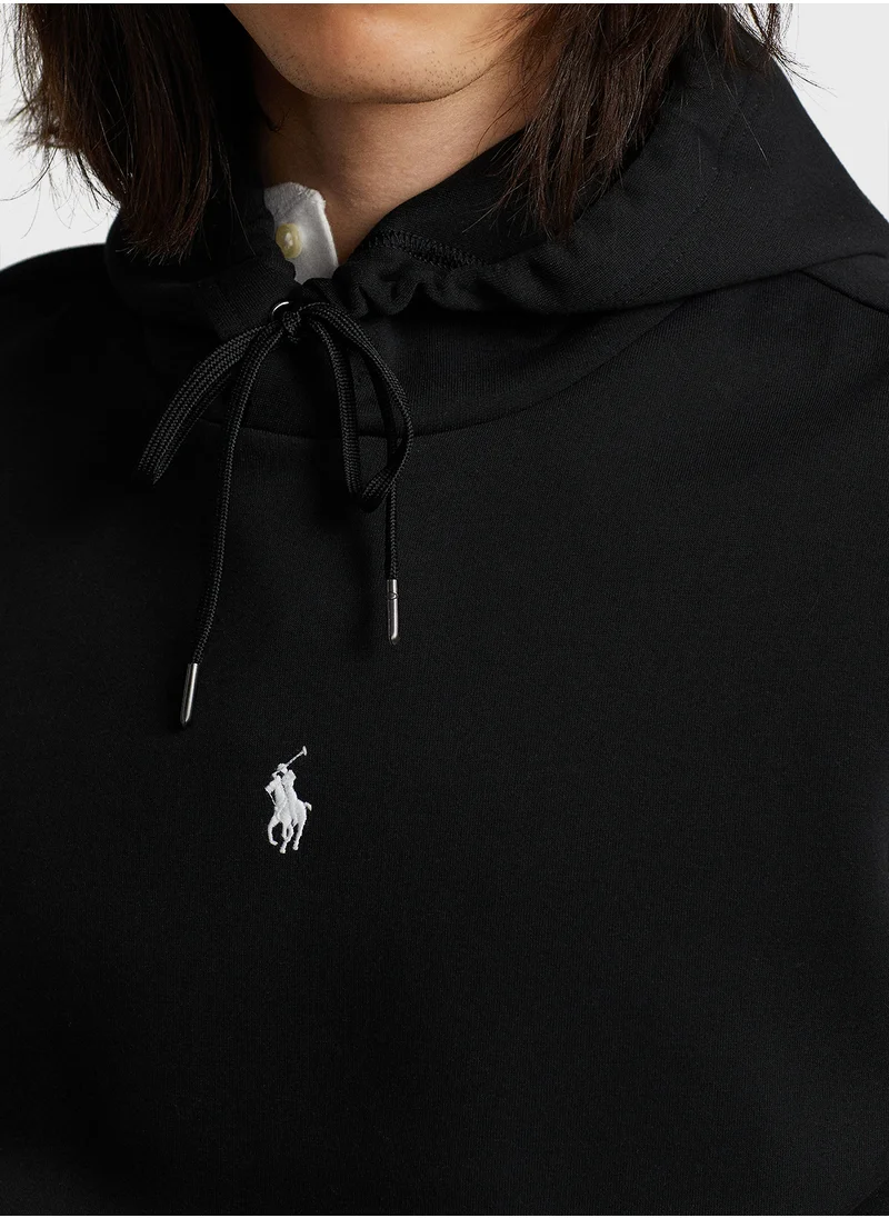 بولو رالف لورين Logo Drawstring Detailed Pullover Hoodie