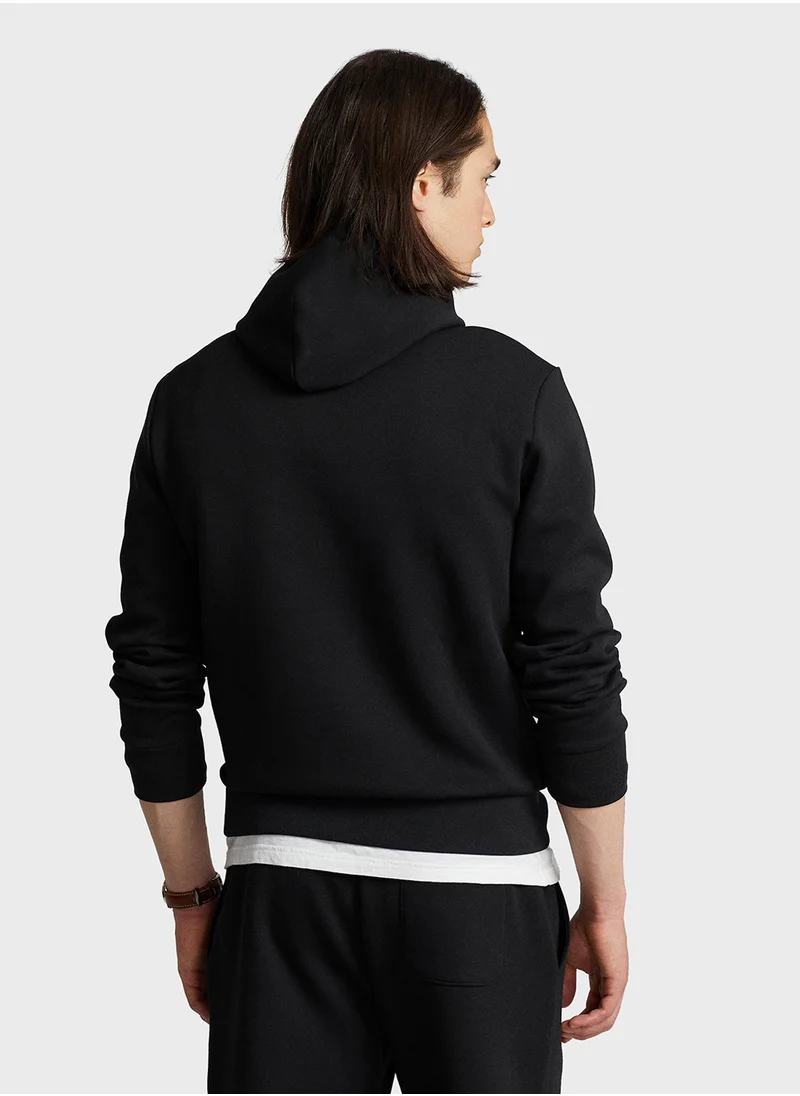 بولو رالف لورين Logo Drawstring Detailed Pullover Hoodie