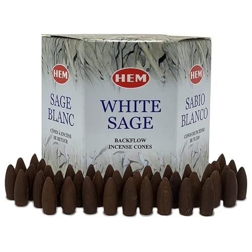 TRUMIRI White Sage Backflow Incense Cones For Waterfall And Mat Bundle Inciensos Aromaticos|Incienso|Inciense|Insienso - Image 3