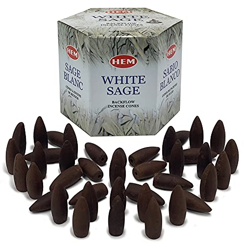 TRUMIRI White Sage Backflow Incense Cones For Waterfall And Mat Bundle Inciensos Aromaticos|Incienso|Inciense|Insienso - Image 4