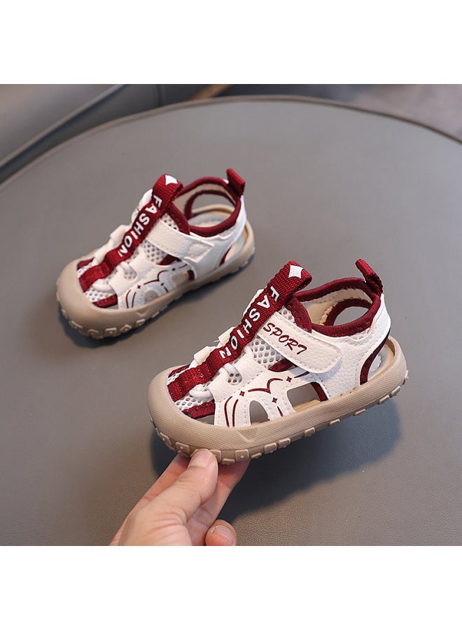Children's Sandals  Summer New Boys' Baby Shoes Hollow Beach Shoes Boys' Running Sports Sandals