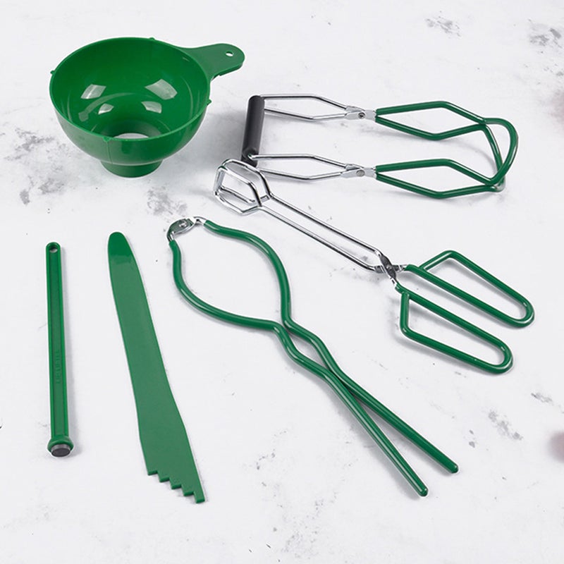 1 of Canning Tools Kit Jar Lid Lifter Lid Lifter Kitchen Canning Tool Measuring Ruler - Image 2