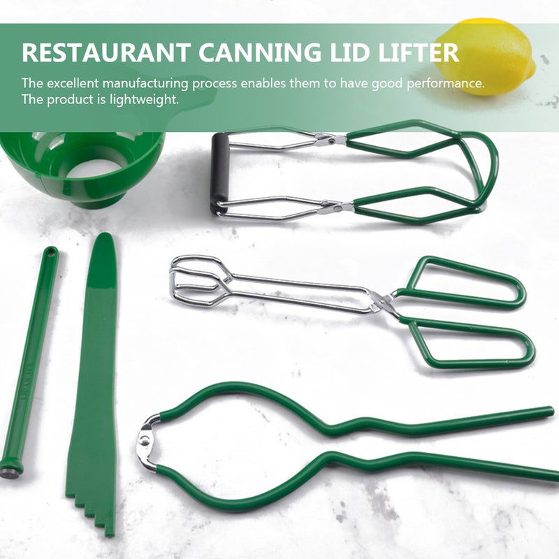 1 of Canning Tools Kit Jar Lid Lifter Lid Lifter Kitchen Canning Tool Measuring Ruler - Image 5