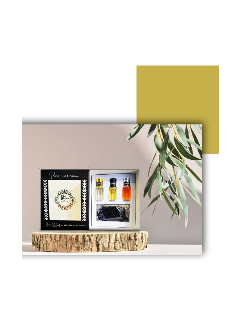 PARO OUD Attar collection 1 I GIFT ATTAR I Winter ATTAR I Autumn/Winter Collection I Seasonal ATTAR I Wedding ATTARS I Alcohol-free attar oil for men and women I Pure attar I long-lasting scent - Image 1