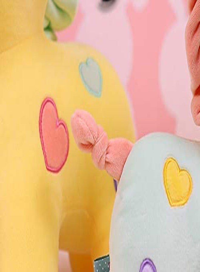 Kekezip Unicorn Plush Toy for Kids– Soft Stuffed Marine Animal for Kids & Toddlers – Huggable Cuddle Buddy & Nursery Decor (25 CM, Yellow) - Image 3