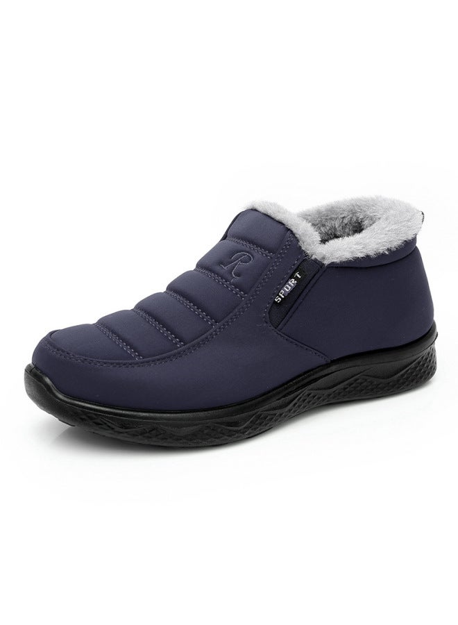 25 New Winter Old Beijing Cloth Shoes For Women, Cotton Shoes With Extra Fleece And Thickened, Non-slip Casual Cotton Boots For Men And Women