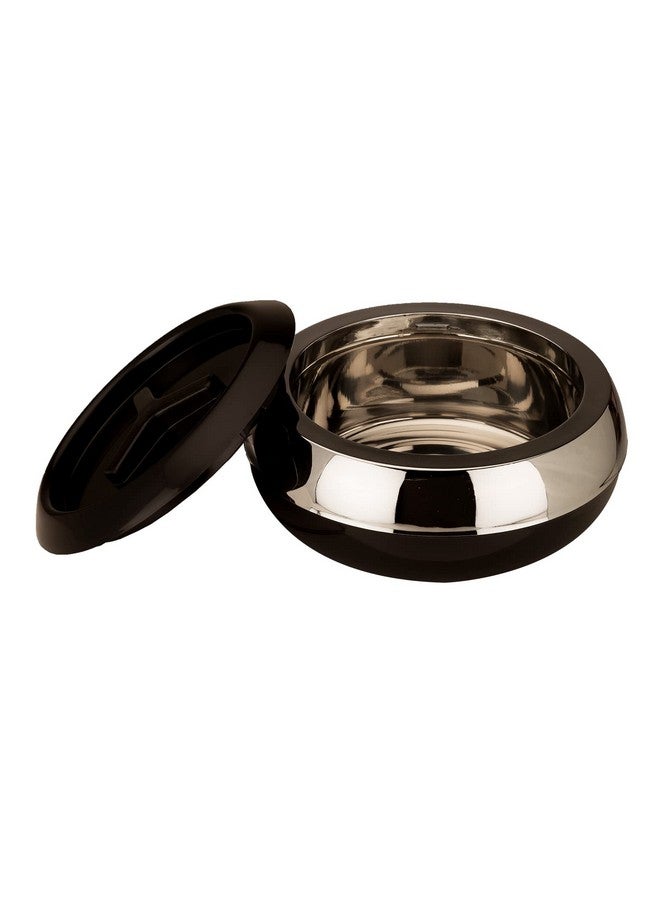 JAYPEE JAYPEE Palazio 800 Ultra Inner Stainless Steel Casserole |Pu Insulated Lockable Lid Food Grade Rustproof Hotbox for Kitchen |Hot Pot for Rice |Stackable |Ideal for Gifting | Capacity 800 ml, Black - Image 4