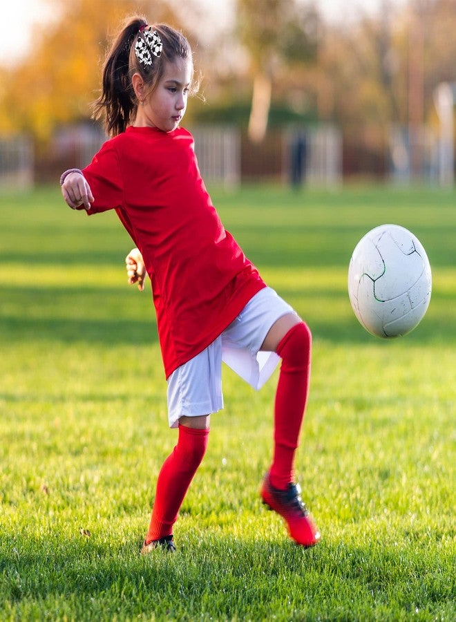 Whaline Soccer Hair Clip - 6Pcs Black & White Sports Themed Hairgrip Bows for Girls, Women, Soccer Team Gift, Party Supplies, Daily Hair Accessories - Image 5
