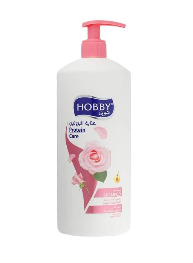 Protein Care Shampoo with Rose Extract - 1000 ml