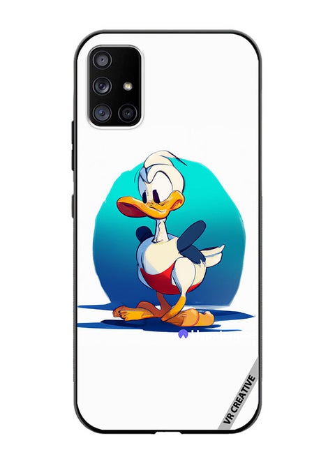 Protective Case Cover For Samsung Galaxy A51 5G Donald Duck Design Multicolour