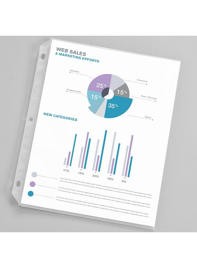 افيري واقيات ورقية شفافة ثقيلة الوزن من الألماس، مقاس 8.5 بوصة × 11 بوصة، خالية من الأحماض، آمنة للأرشيف، سهلة التحميل، 200 قطعة (74400) - Image 4
