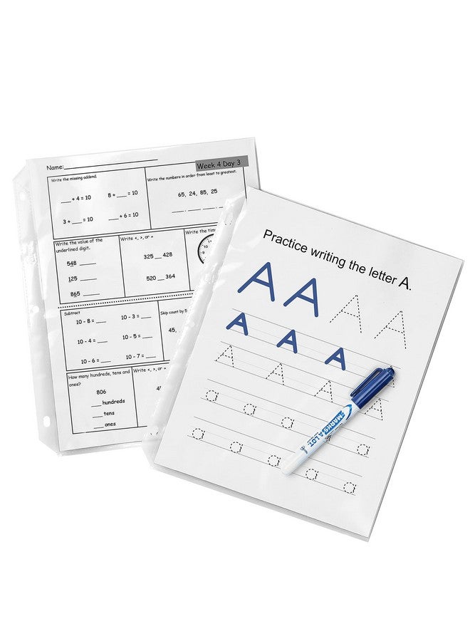 افيري واقيات ورقية شفافة ثقيلة الوزن من الألماس، مقاس 8.5 بوصة × 11 بوصة، خالية من الأحماض، آمنة للأرشيف، سهلة التحميل، 200 قطعة (74400) - Image 3