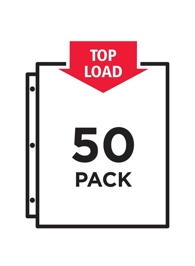 افيري واقيات ورقية شفافة ثقيلة الوزن من الألماس، مقاس 8.5 بوصة × 11 بوصة، خالية من الأحماض، آمنة للأرشيف، سهلة التحميل، 200 قطعة (74400) - Image 5