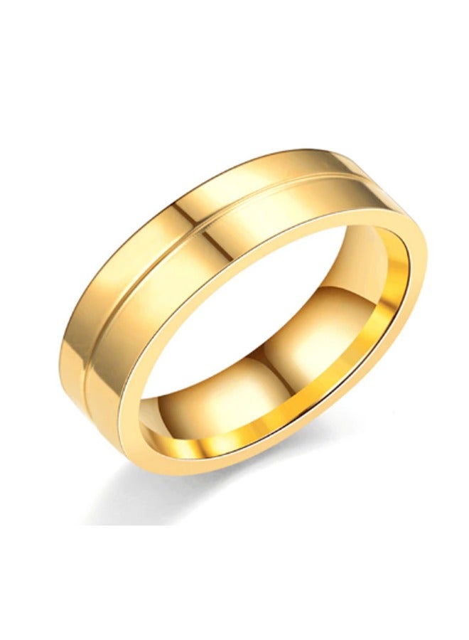 Fashion Stainless Steel Stripe Ring - Image 1