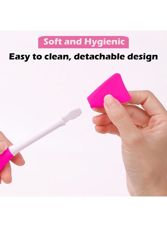 RamPula Mask Applicator Silicone Face Brush Face Mud Creamclay Maskdiymodeling Mask Brushes Diy Mud Mixing Spatula Doubleend Handheld Scoop Skin Care Make Up Foundation Gel Cosmetic Tool - Image 5