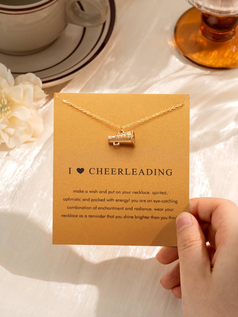 Baydurcan Cheer Gifts for Women Cheerleader Gifts for Cheerleader Cheer Necklace for Mom Cheerleading - Image 5