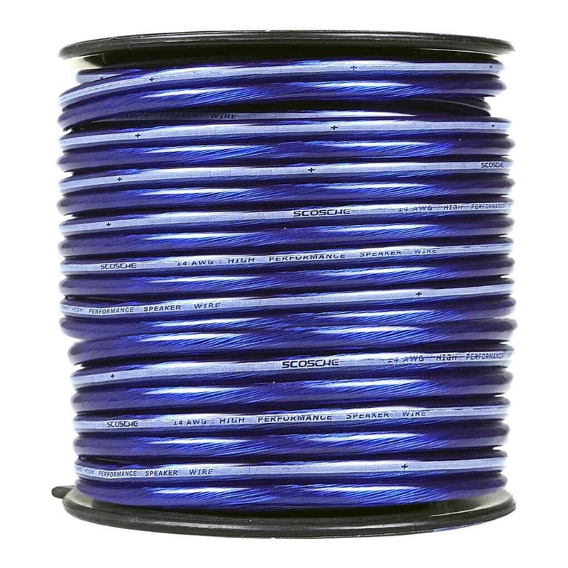 Scosche سكووش KS1450CS سلك مكبر صوت سيارة 14 قياس CCA - كابل صوت 14 AWG لأنظمة الصوت في السيارات - لفة 50 قدم من الألمنيوم المغلف بالنحاس - Image 4