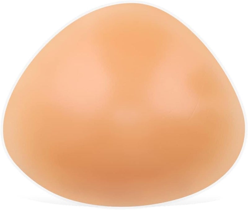 ONEFENG Triangle Silicone Breast Form Mastectomy Prosthesis Concave Bra Enhancer Inserts (1 Piece) - Image 1