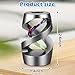 Apqdw Kinetic Desk Toys Desk Fidgets for Adults Adult Fidgets for Anxiety and Stress Adult Fidget Toys Grey - Image 4