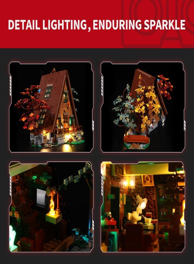 BRIKSMAX 2.0 Light Kit for Lego A-Frame Cabin -Innovative Led Lighting Compatible with Lego Ideas 21338 - Not Included Lego Set - Image 3