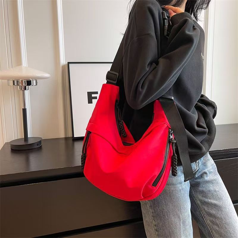 Waterproof Oxford Cloth Large Capacity Crossbody Bag - Image 2