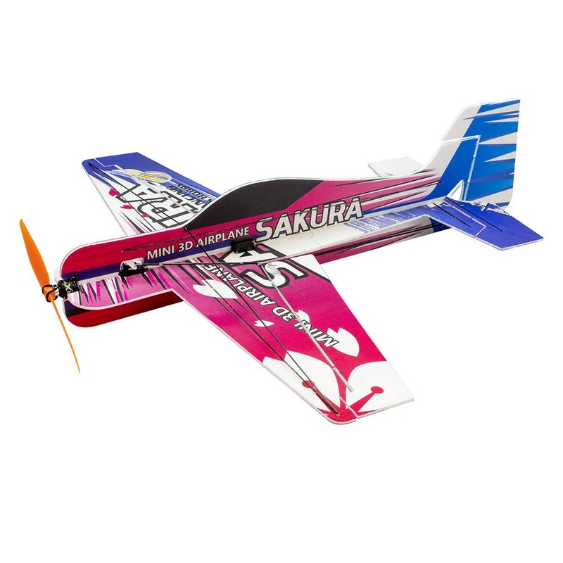 Viloga Upgrade 3D EPP Plane Sakura Aerobatic Flying Airplane 420mm Durable Foam RC Plane Kit to Build for Adults KITMotorESCServo PP Sakura Not Including TXRX and Battery - Image 3