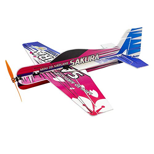 Viloga Upgrade 3D EPP Plane Sakura Aerobatic Flying Airplane 420mm Durable Foam RC Plane Kit to Build for Adults KITMotorESCServo PP Sakura Not Including TXRX and Battery - Image 1