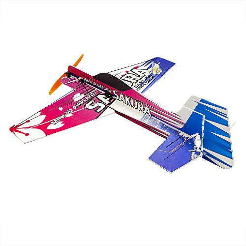 Viloga Upgrade 3D EPP Plane Sakura Aerobatic Flying Airplane 420mm Durable Foam RC Plane Kit to Build for Adults KITMotorESCServo PP Sakura Not Including TXRX and Battery - Image 5