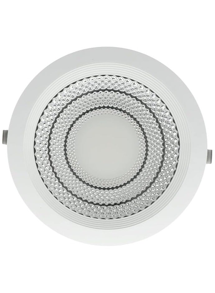 GEEPAS Geepas  GESL55062 Round Slim Downlight Led STYLISH AND MODERN 30W - Natural Cool White 6500K | Ultra Slim with Energy Saving| Ideal for Home Hotel & More  - Image 1
