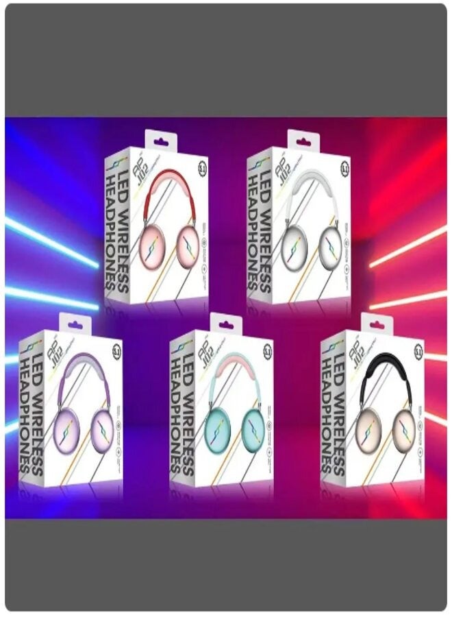 Compatible Bluetooth Headphone Stereo Low Latency Noise Canceling Headphones Wireless Gaming Headphones with Breathing Light - Image 4