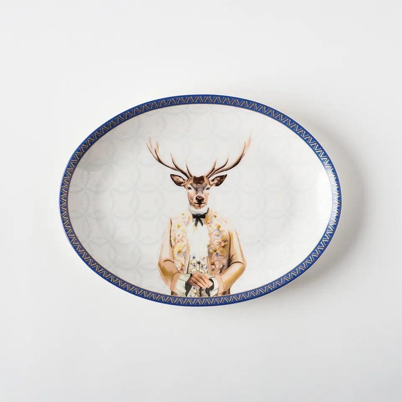 VITELLI DESIGN STUDIO Louise 24 cm Porcelain Boat plate - Image 1