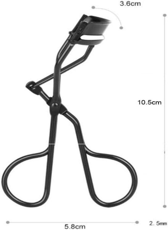 Eyelash Curler, Eyelash Curler with Professional Handle - Ergonomic Design and High Precision, Black Eyelash Extensions - 1 Piece - Image 3