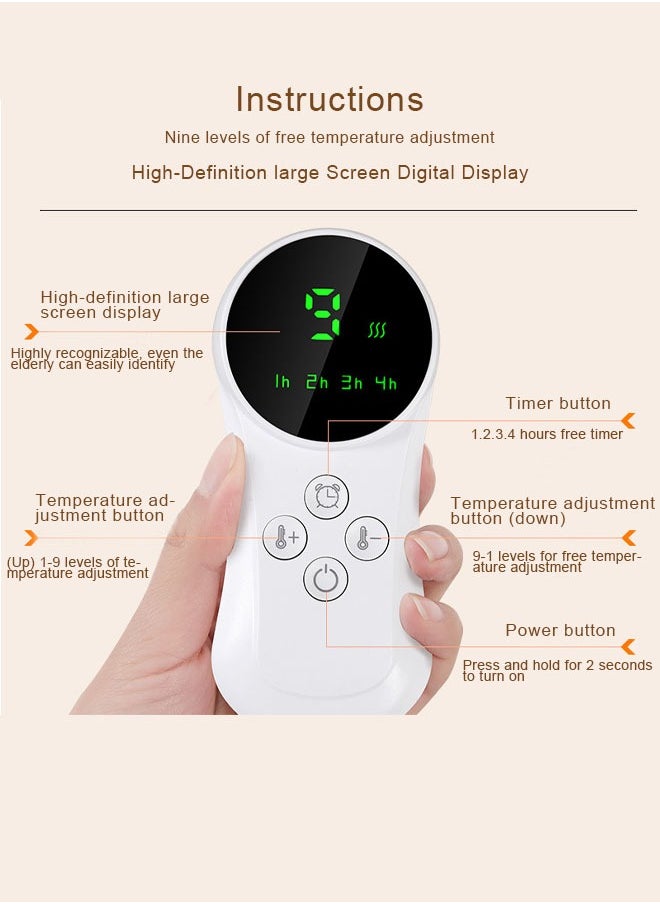 Super ZYouth - Electric Heating Pad Foot Massager, Portable Electric Foot Warmer for Men and Women, Reduces Pain - Image 1