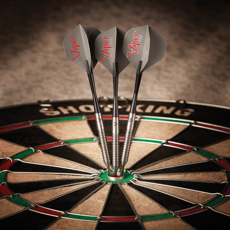 Viper by GLD Products V-Factor 90% Tungsten Steel Tip Darts with Storage/Travel Case, 22 Grams, Stainless Steel (23-1702-22) - Image 2